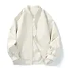 Otoño 2026 Nuevo Chaqueta Casual para Hombre Estilo Retro Americano Old Money Cuello Alto Chaqueta de Béisbol Ropa de Abrigo para Hombre