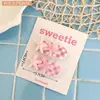 Pinzas BB Estilo Coreano con Estampado de Pintura de Gota de Agua para Niños, Lindas Pinzas para Flequillo, Pinzas Laterales, Dulces Accesorios para el Cabello, Horquillas al por Mayor