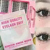 Comércio exterior transfronteiriço mais vendido conjunto de cola WM36 para cílios postiços, com efeito de olhos grandes embutido, cílios grossos, curvados e vivos