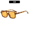 Gafas de sol cuadradas de doble puente 2024, gafas de sol clásicas europeas y americanas para conducir, gafas de sol para exteriores para hombres y mujeres