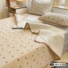 Cubrecama de Algodón Puro de Una Pieza para Todas las Estaciones 2025 Nuevo Estilo 100% Algodón Tatami Acolchado Cama Sábanas Funda de Almohada Juego de Tres Piezas