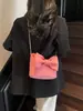 Bolsa de Laço Popular deste Ano para Mulheres 2025 Nova Primavera Bolsa de Mão Decorativa Bolsa Nuvem Pequena Bolsa Pequena Delicada