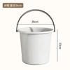 Cubo de Plástico para el Hogar con Tapa Cubo Portátil Cubo Extra Grande para la Lavandería Engrosado Cubo para Baño de Dormitorio Estudiantil Cubo de Almacenamiento de Agua