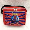 Vengadores murciélago Superman coche Rey caricatura 3D portátil bolsa lonchera bolsa de almuerzo térmica cremallera bolso de mano