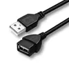 Cable de extensión de carga USB 2.0 para teléfono móvil de coche, ordenador, enchufe para equipaje, cable de extensión con cabezal USB macho y hembra