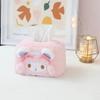 Porta Pañuelos de Peluche para Coche, Hogar y Escritorio; Dispensador de Pañuelos Moderno de Pared
