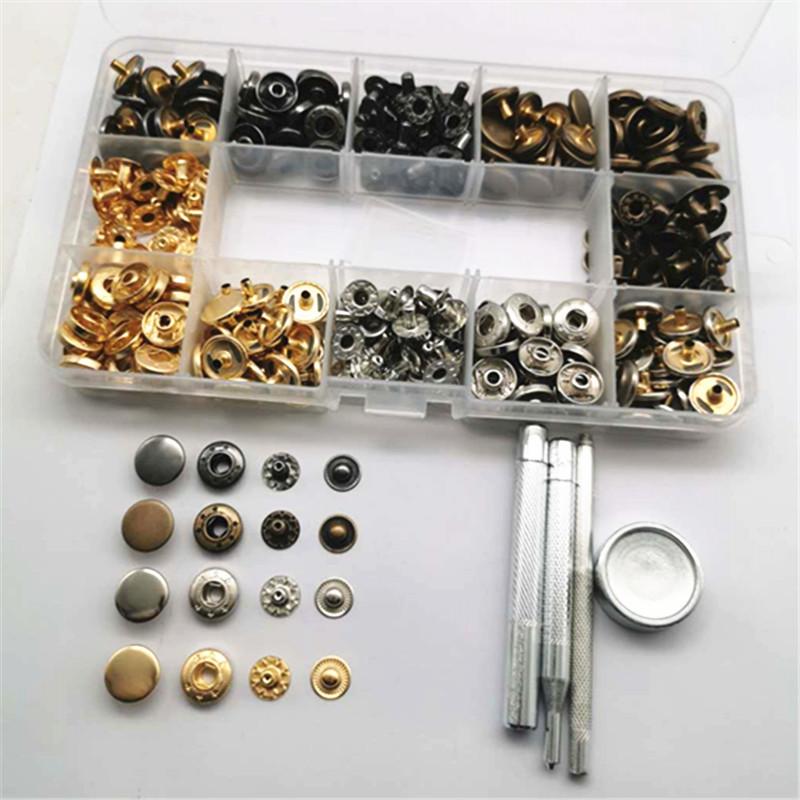 100套装4色四合扣