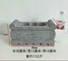 Mesa de chá pequena estilo Zen base de castiçal de pedra incensário frente de túmulo ao ar livre para queimar incenso Mármore Branco Pedra Verde Ornamento Retangular