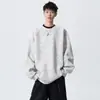 Sudadera versátil tie-dye de manga larga para hombre, nueva para otoño, simple, estilo americano, cuello redondo, casual, moderna, top, chaqueta