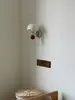 Lámpara de Pared para Habitación Infantil, Dormitorio, Mesita de Noche Estilo Crema Cáscara de Huevo con Interruptor de Cremallera Luz Nocturna de Dibujos Animados Lámpara de Pared para Vestíbulo, Entrada