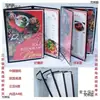 Livro de Menu Transparente A4, Livro de Receitas, Livro de Cartões de Pratos, Couro de Concha, Cada Página, PVC de Folhas Soltas, Vinho de Hotel, Mai Taibao