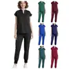 Nuevos Productos de Comercio Exterior: Blusas de Scrubs Tipo Split de Secado Rápido para Doctores y Enfermeras, Uniformes de Trabajo Dental, Ropa de Trabajo para Salones de Belleza, Personalizables