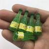 Resina de flash fino simulación botella de vino cerveza bebida diy pegamento de crema accesorios para funda de teléfono móvil suministro de explosión en vivo al por mayor