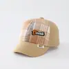 Gorra de Pato de Pana a Cuadros para Niños, Gorro de Bebé de Otoño, Gorra de Béisbol Gruesa de Otoño/Invierno para Niños, Nuevo Sombrero Infantil para Niñas