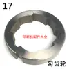 Accesorios para grapadora de alambre de una cabeza Gancho formador de grapadora TD101, base de corte, cuchilla de placa de acero, pasador de interruptor