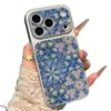 Mandala Azul Aplicable para Funda de Teléfono Apple 18promax 17pro/16 Huawei Xiaomi 15 vivo Ventana Grande