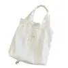 65213 Bolso Tote de Lunares Bicolor con Dos Estilos de Hombro, Estilo Coreano Ambiente Relajado, Bolso Chaleco de Gran Capacidad para Salidas de Verano