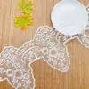 Renda de cordão de algodão solúvel em água para bainha de saia, roupas brancas, acessórios de vestido de noiva, fornecimento direto da fábrica, renda de rede