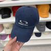 Boné de Baseball Tendência de Rua da Coreia do Sul Bordado com Letras Aba Larga Feminino Top Macio Grande para Cabeça Novos Chapéus 2025