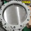 Válvula Borboleta Pneumática Dongqi para Pó de Aço Inoxidável 304 Válvula Específica para Cimento Estação de Mistura Ventilação Válvula Borboleta Dn300