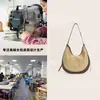 Bolsa Tote de Piel de Vaca Escarchada Estilo Retro Nuevo Otoño/Invierno 2026 Bolsa de Luna Gran Capacidad para Mujer de Piel Genuina Se Puede Enviar en Representación