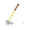 Herramienta Premium para Eliminar Malezas, Rastrillo de Jardinería, Extractor de Raíces, Acero al Manganeso, Tipo Pequeño de Mano, Aflojar la Tierra, Cavar Verduras Silvestres, Modelo Nuevo