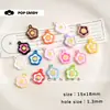 Lazo de Acrílico, Corazón, Estrella, Flor, Cuentas Sueltas Hechas a Mano para DIY, Materiales Hechos a Mano, Accesorios, Accesorios Versátiles para Joyería