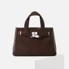Otoño/Invierno 2026 Exportación Transfronteriza Gamuza de Piel de Vaca Mate Bolso Grande de Mano Bolso Tote Piel Genuina Bolso Cruzado