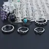 Anillos Retro Populares de Nicho Transfronterizos, Varios Estilos, Anillos Abiertos Estilo Francés, Anillos Múltiples para Apilar, Al por Mayor en Stock