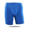 Ropa interior deportiva ajustada extendida modal resistente al desgaste para hombre calzoncillos talla grande pierna larga shorts inferiores para correr