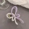 Grampo de cabelo suave estilo coreano para mulheres, estiloso, doce, de alta aparência, elegante, novo grampo tubarão 2026 para a parte de trás da cabeça