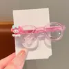 Gafas de Gato de Dibujos Animados para Bebé Pasador para el Cabello Niñas Accesorios Creativos Divertidos para el Cabello Pasador Clip para Flequillo Infantil Adorno para la Cabeza