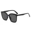 Gafas de Sol Gm Estilo Coreano Marco Cuadrado Grande Blanco Crudo para Hombres y Mujeres, Antirreflejos UV, Estilo Popular de Influencer, Gafas de Sol Versátiles