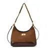 Bolso de Hombro Acolchado Retro con Cadena Tipo Bollo para Mujer 2025 Otoño Nueva Moda Casual Lujo Accesible Bolso de Hombro Cruzado