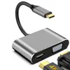 Estação de Acoplamento Multifuncional Quatro em Um Type-C para HDMI Adaptador de Vídeo 4K de Alta Definição Expansão de Alta Velocidade para Computador