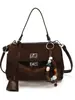 Bolso de mano de estilo casual transfronterizo, nuevo bolso tote vintage de gran capacidad para mujer, versátil bolso de hombro y cruzado, moderno