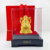 Adornos Dios de la Riqueza Dorado Arena de Terciopelo Adornos Artesanales Dios de la Riqueza Evento de Apertura Tienda 4S Atraer Riqueza y Tesoro Regalos Venta al por Mayor