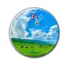 Souvenirs Culturales y Creativos de Turismo de Xinjiang Imán de Nevera de Vidrio de Cristal Área Escénica del Lago Keli Yili Camino Antiguo Panlong Personalizado