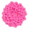 Flores Coloridas Adesivos de Borracha Macia 3D Decorações Planas para Capas de Celular Papelaria Acessórios de PVC 3D Acessórios para Joias DIY