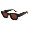 2025 nuevas gafas de sol de placa vintage hechas a mano montura pequeña pata ancha moda personalizada estilo europeo y americano hip hop gafas de sol para viaje
