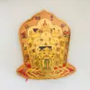 Pegatinas autoadhesivas de diez fases eliminan el karma e informan Pegatinas de papel de lámina de oro exquisita para la paz al por mayor