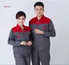 Ropa de Fábrica Ropa de Trabajo Ropa de Protección Laboral Ropa para Reparación de Automóviles Soldadura Ropa con Logo Impreso Ropa de Trabajo de Manga Larga para Primavera y Otoño Traje para Hombre