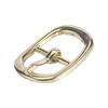 Diámetro interior 11 mm Hebilla japonesa barril ovalado hebilla de presión chapada en blanco hebilla de zapato girasol chapada en plata fuente de fábrica