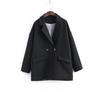 Blazer Feminino Outono/Inverno 2025 Design Estilo Coreano para Tamanhos Petite Casual Tendência Versátil Moda Casual Japonesa e Coreana
