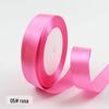 Fita de Cetim 2cm Fita Vermelha Fita de Flor Rosa Fita para Embalagem de Presente Laços para Decoração de Bolo de Casamento Acessórios Fita