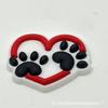Nueva hebilla para zapato en forma de corazón adecuada para zapatos con agujeros para cordones, hebilla decorativa para zapatos con agujeros, accesorios DIY, flor para zapato removible