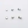 9mm Metal Studs for Shoe and Boot Decoration, Rivets for Belt Fastening, 9*8 Double-Sided Glossy Black Paint for Bags