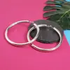 Pendientes de Aro de Cobre Europeos y Americanos de Venta Caliente para Mujer, Pendientes Metálicos Exagerados de Moda Versátil