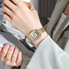Novo Relógio Feminino Transfronteiriço Moda Relógio Elegante Relógio Chassi Romano Relógio Feminino Pulseira de Aço Quartzo de Alta Qualidade
