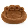 Cama para Pet Patinha de Urso, Pelo Longo, Cama Extra Grande para Gatos, Cama Quente de Inverno para Cachorros, Espessa, Adequada para Todas as Estações, Cama Fofa para Dormir para Cães Grandes